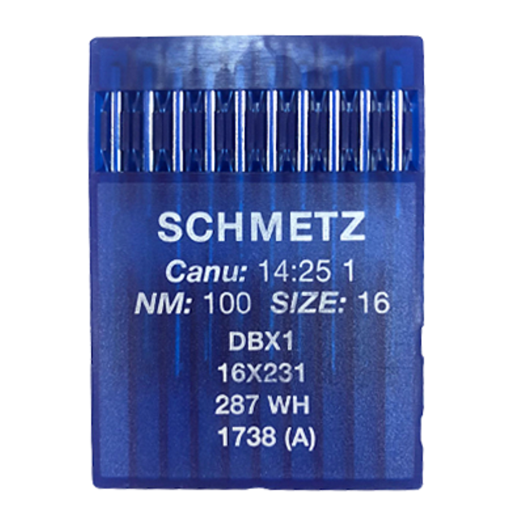 Agujas De Coser Schmetz 287WH - Paquete De 5 Unidades - Para Máquinas Domésticas E Industriales