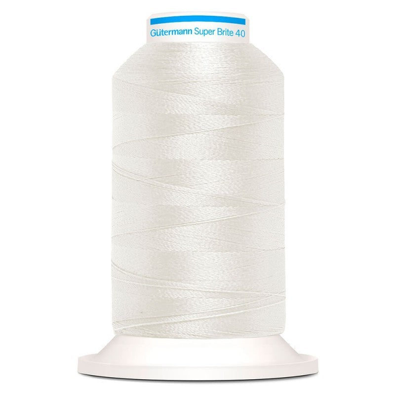 Hilos para Bordar – Gütermann Super Brite Polyester 40, 1,000 mts