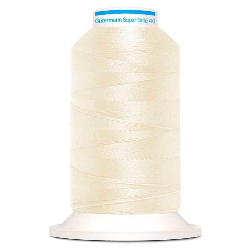Hilos para Bordar – Gütermann Super Brite Polyester 40, 1,000 mts