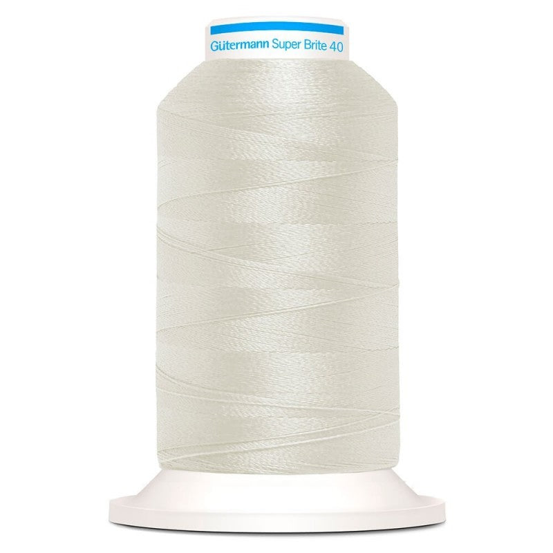 Hilos para Bordar – Gütermann Super Brite Polyester 40, 1,000 mts