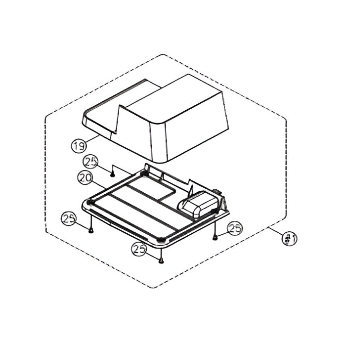 Cajón para máquina de coser Alfa Practik 9