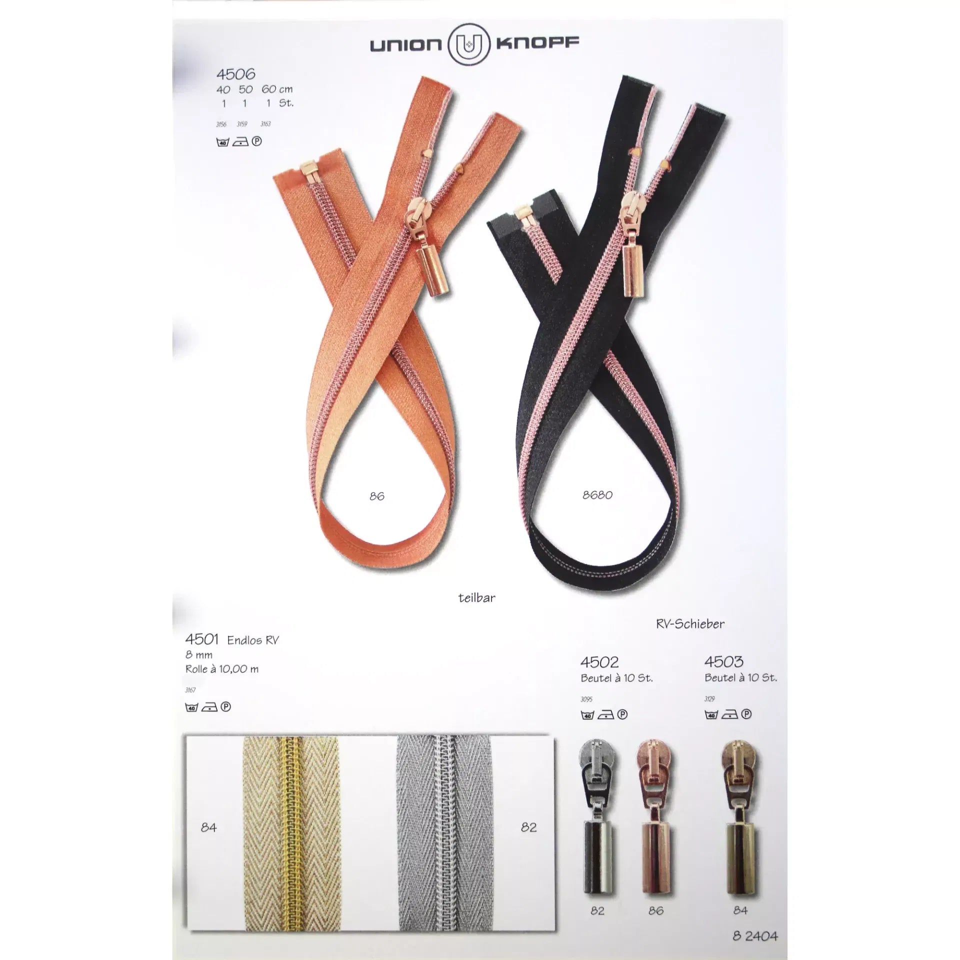 Cursor de cremallera (Pack de 5 unidades)