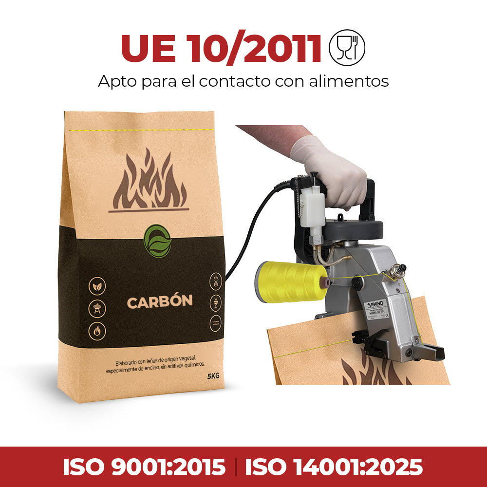 RHINO Pack de 5 Bobinas de Hilo para Máquina de Coser Sacos