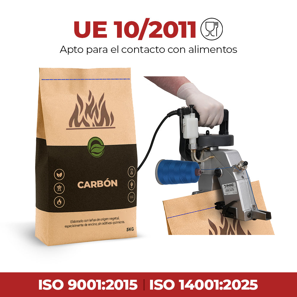 RHINO Pack de 5 Bobinas de Hilo para Máquina de Coser Sacos