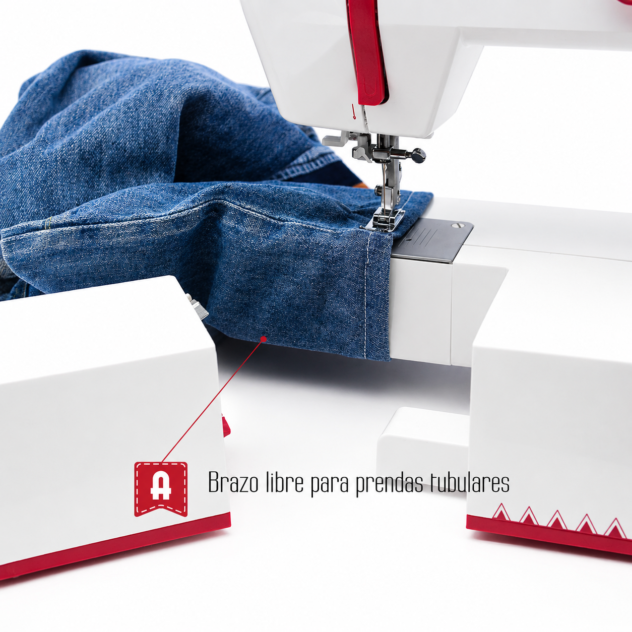 Brazo libre máquina de coser Alfa Practik 9