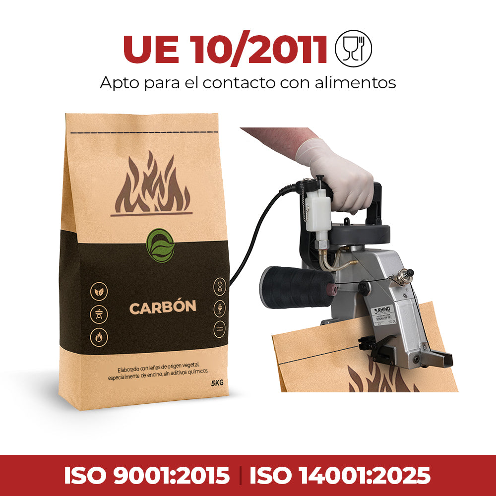 RHINO Pack de 5 Bobinas de Hilo para Máquina de Coser Sacos