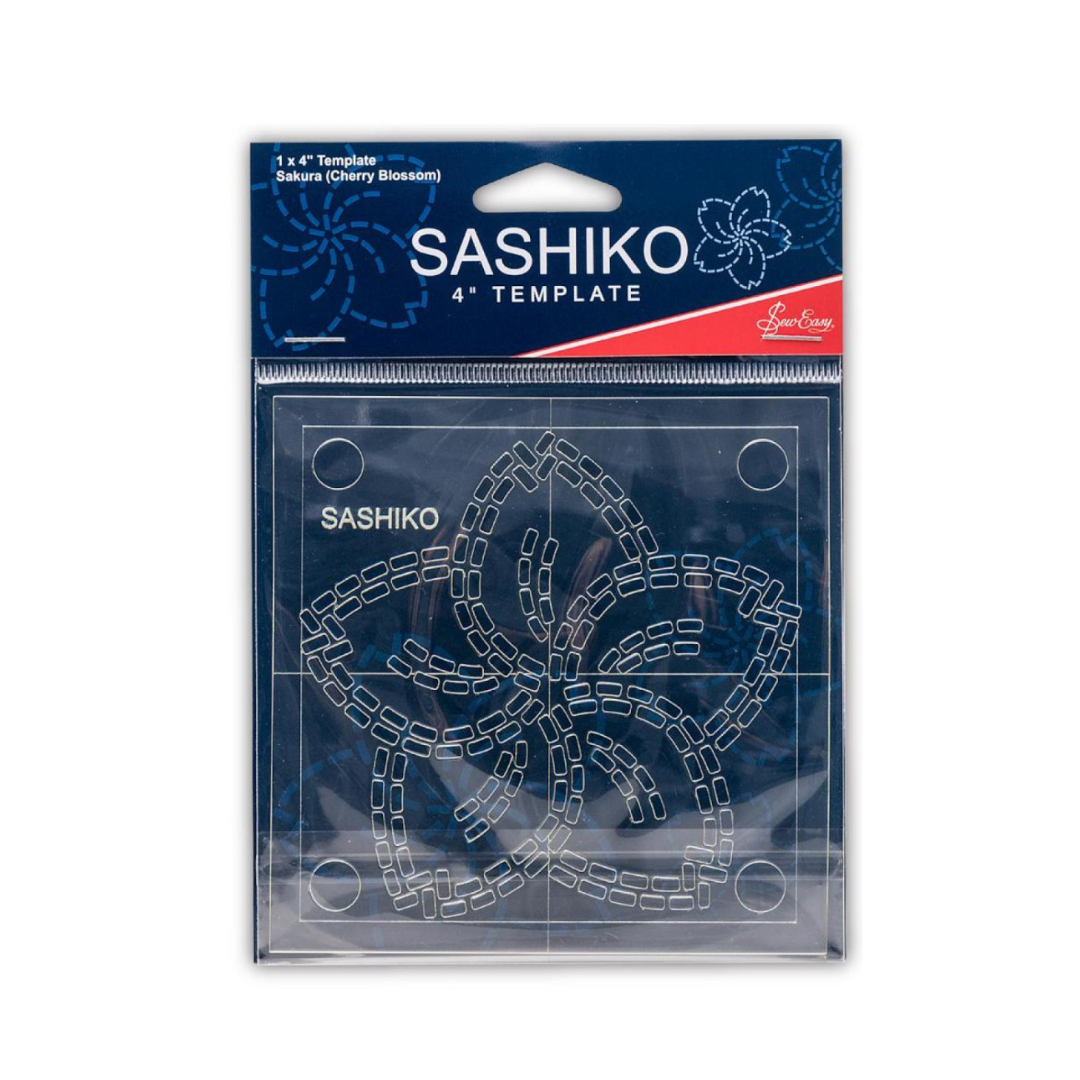 Plantilla para bordar Sashiko flor de cerezo