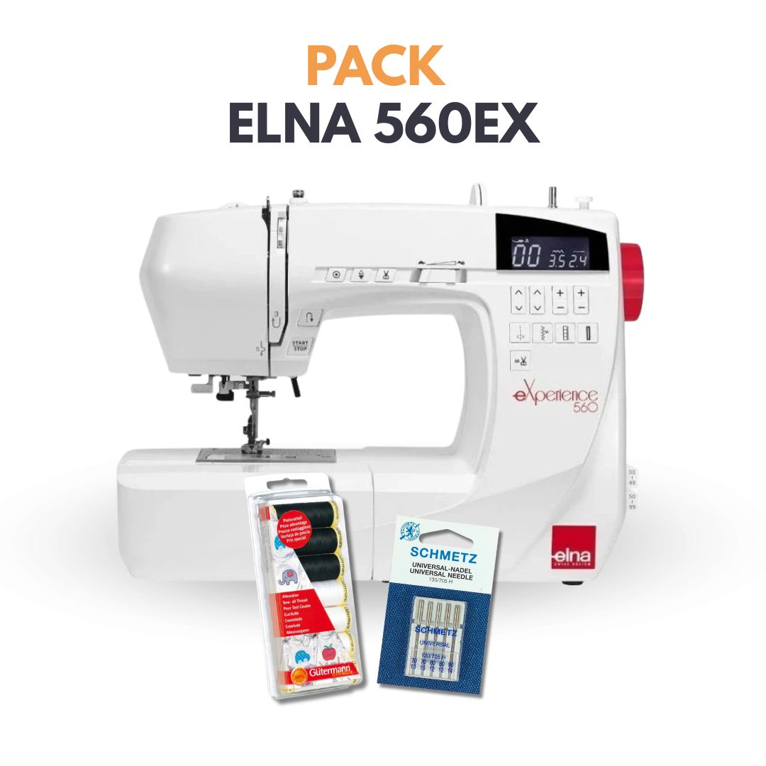 ELNA 560 EX + Set Agujas Universales + Kit Coselotodo Gütermann