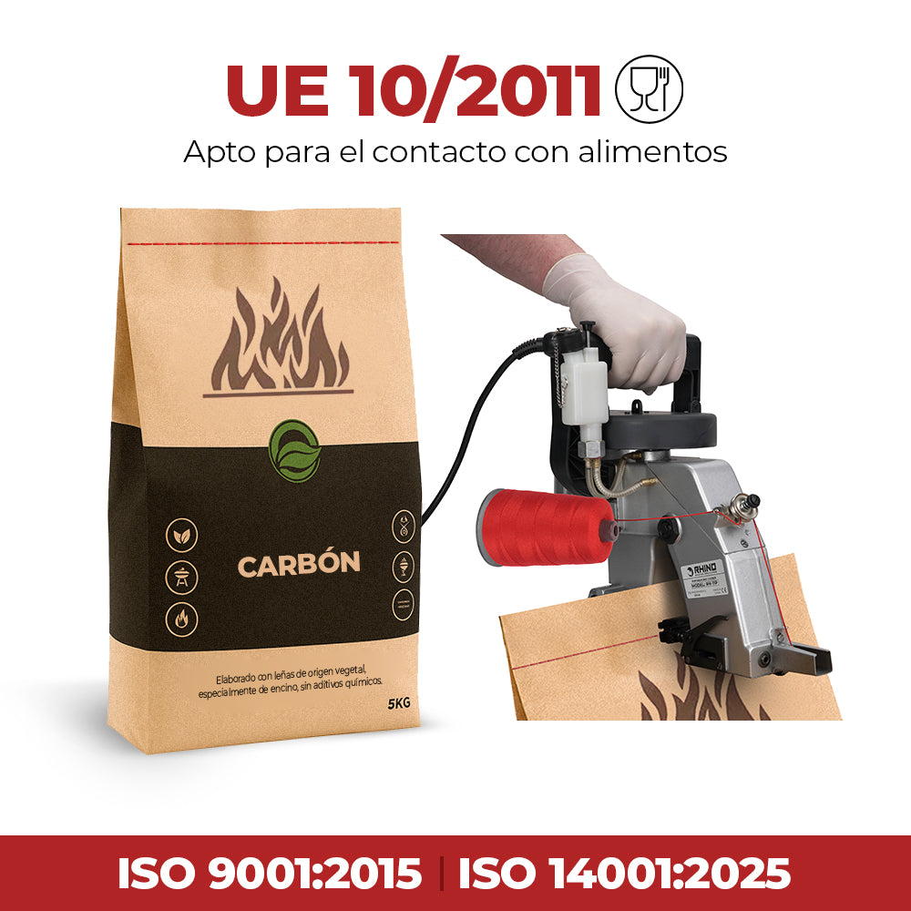 RHINO Pack de 5 Bobinas de Hilo para Máquina de Coser Sacos