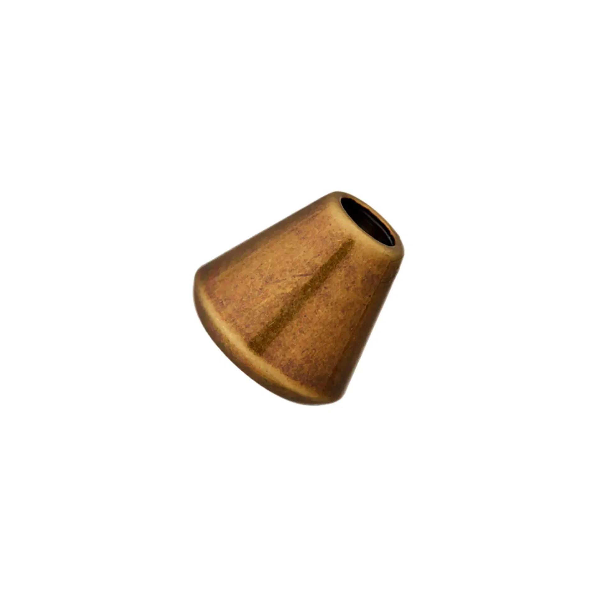 Terminal de cordón, metalizado/agujero 4mm, 12mm  - 20uds