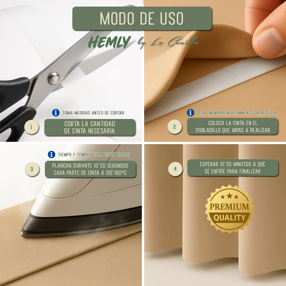 Hemly Cinta de dobladillo HEMLY