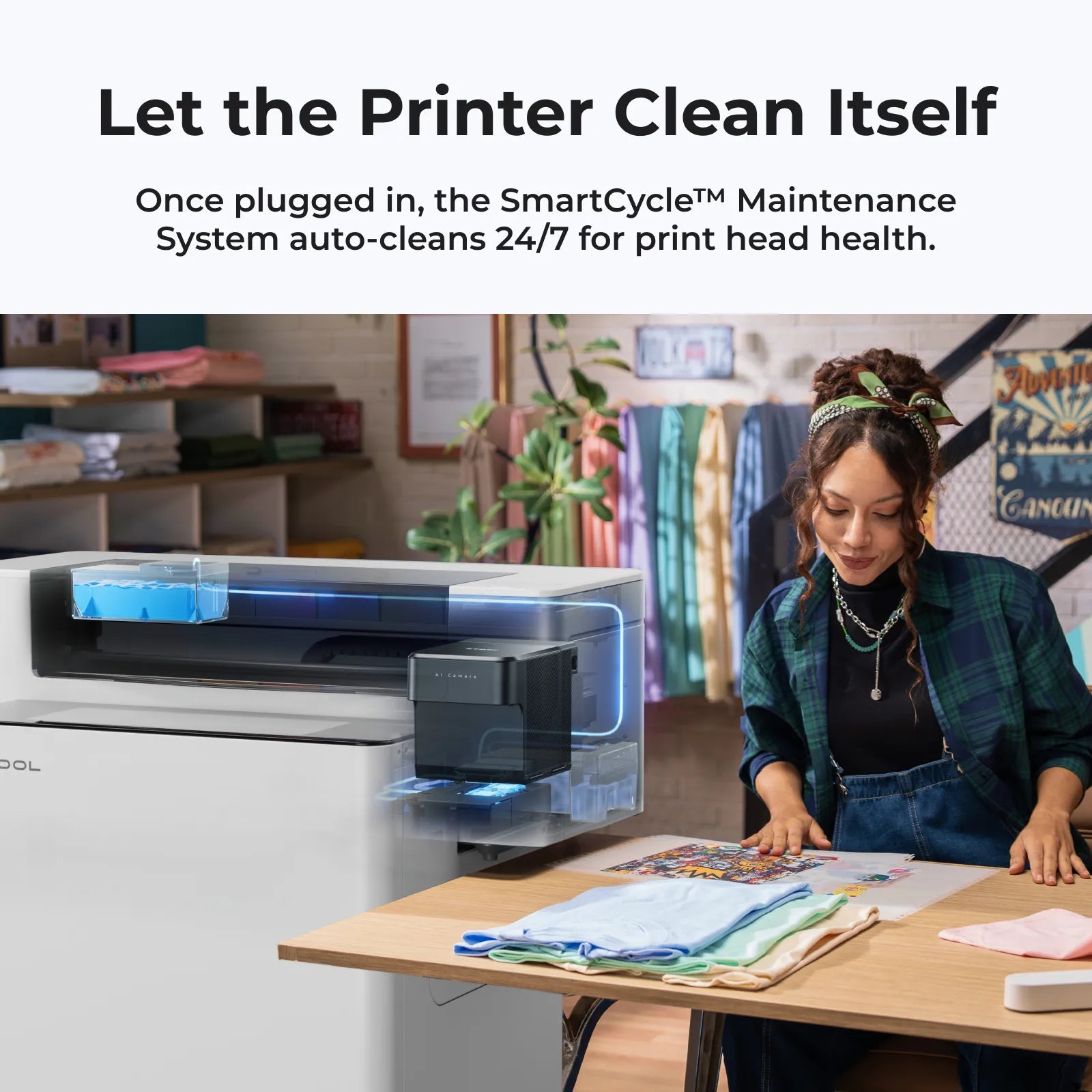 Impresora DTF xTool Apparel All-in-One