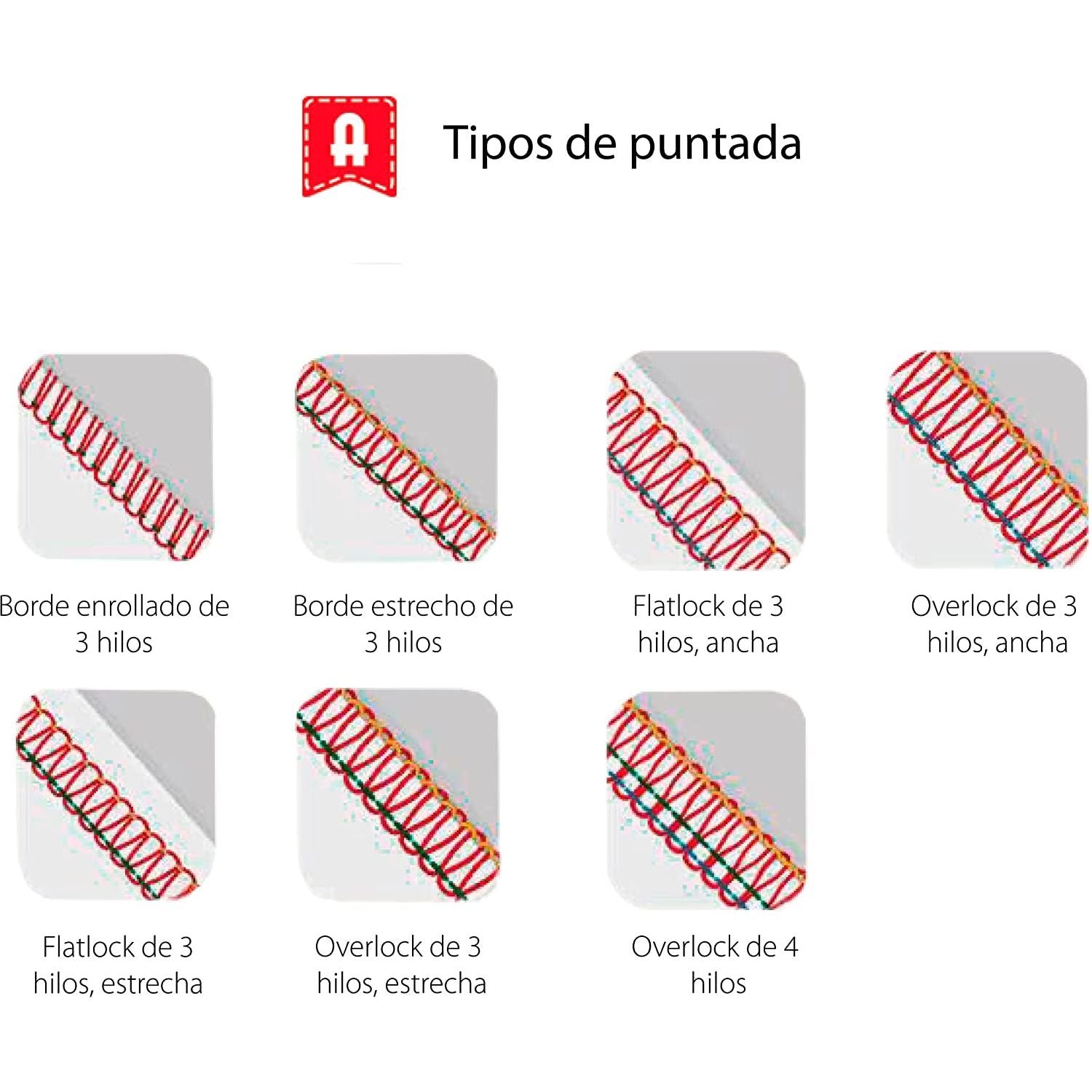 Máquina de coser doméstica Alfa 8707+
