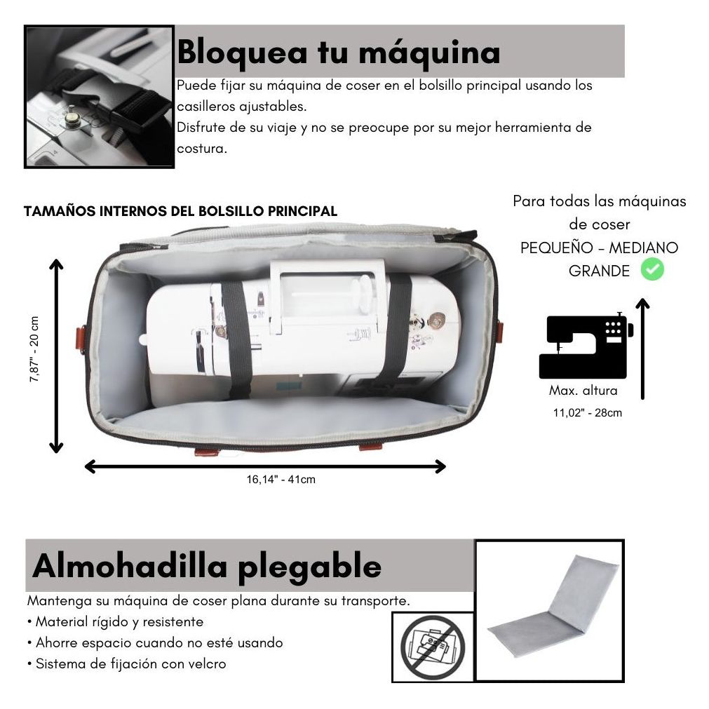 Bolsa Amarilla para Máquina de Coser La Canilla