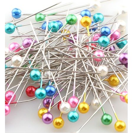 Caja de Alfileres Cabeza Brillante