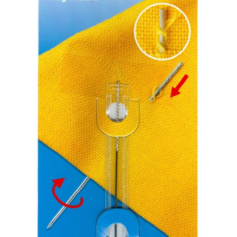 Aguja para reparar enganches