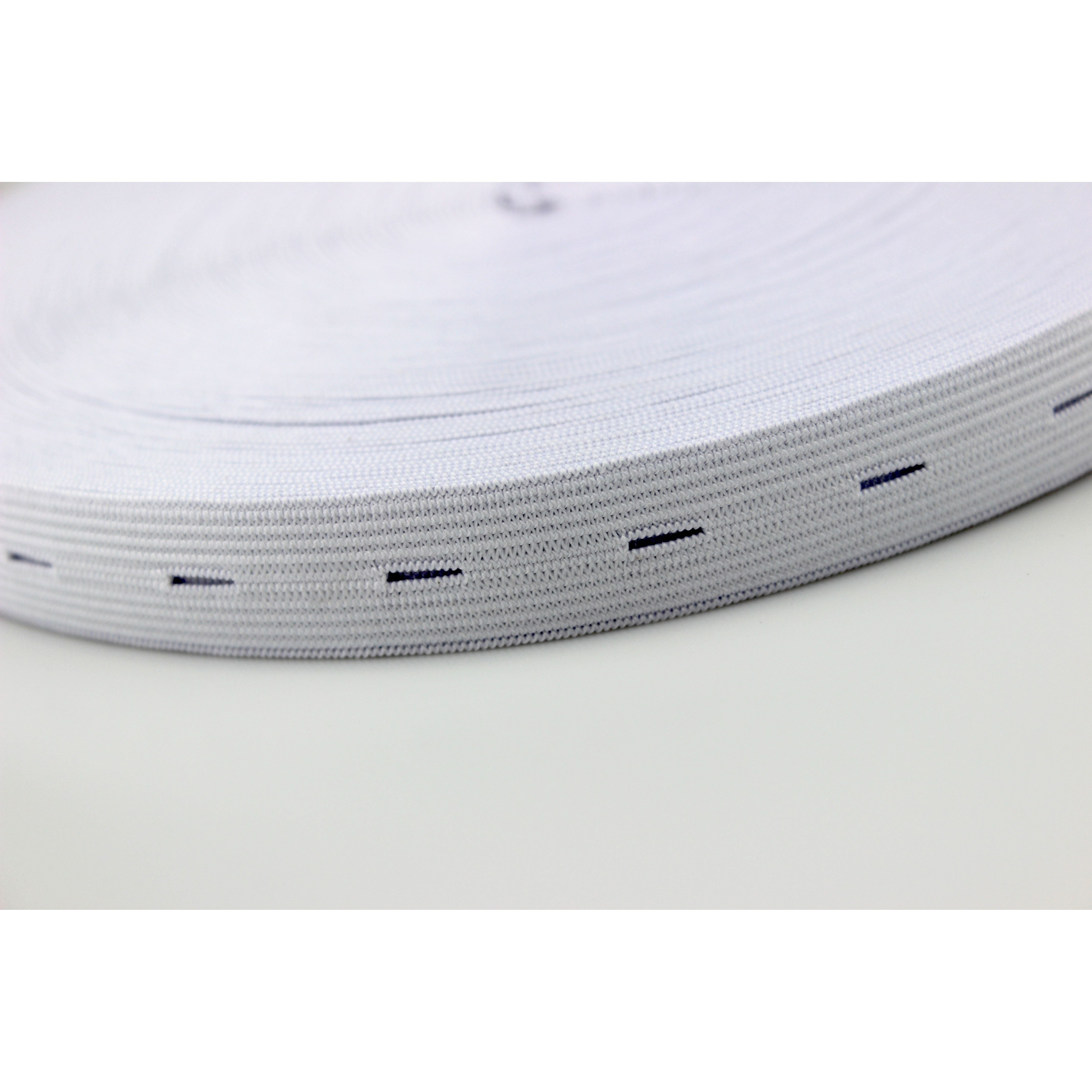 Cinta Elástica con Ojales Negra (18mm)