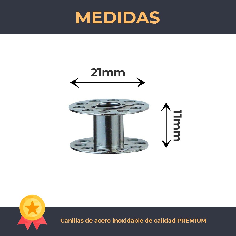Pack 10 Canillas Metálicas