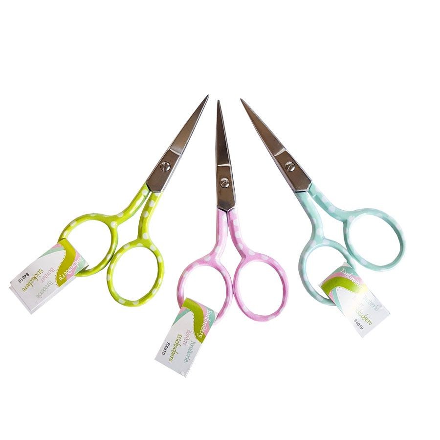 Tijeras Polka 3.5" de bordado