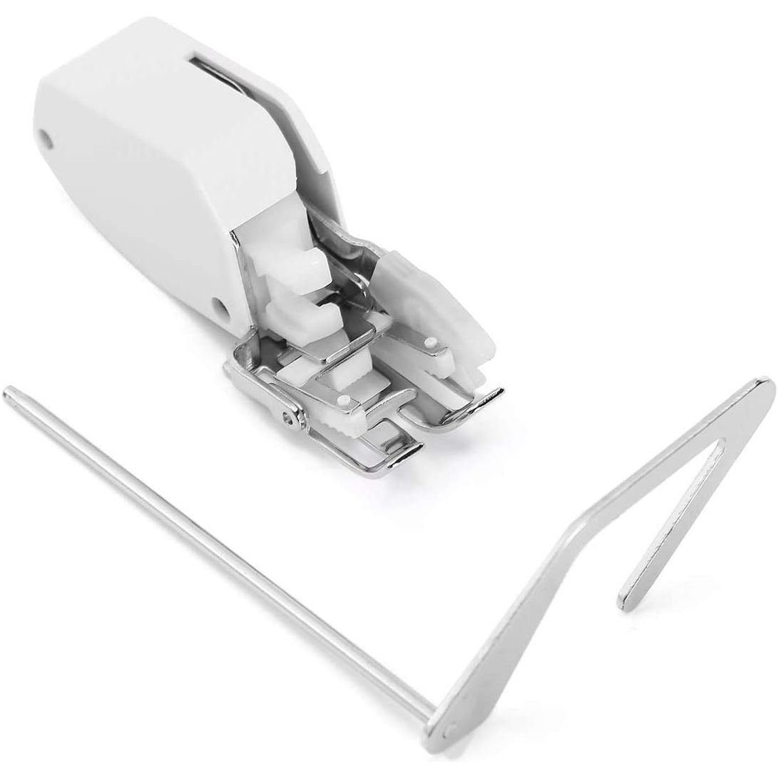 Prensatelas de doble arrastre con guía