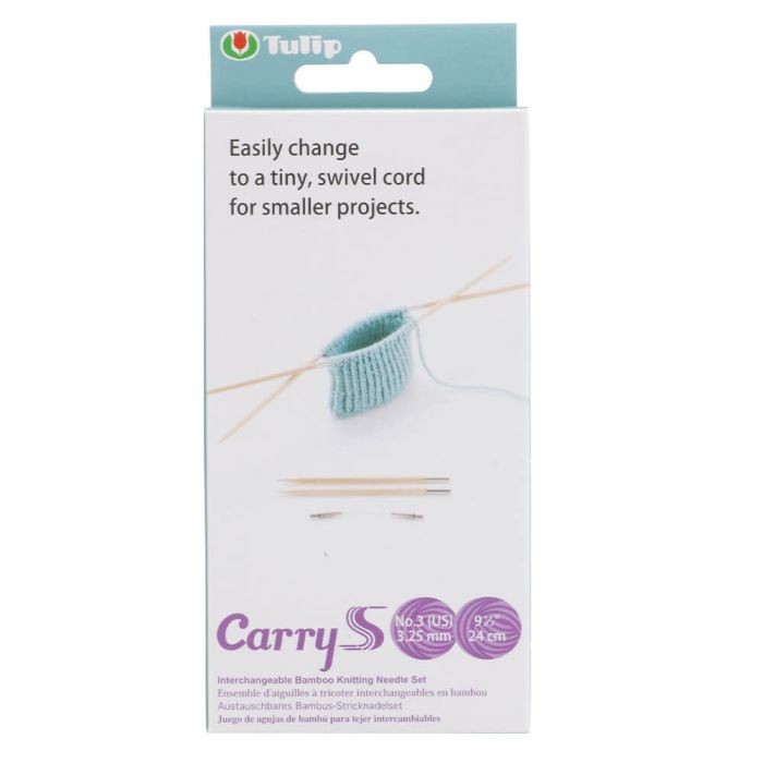 Kit de agujas de ganchillo intercambiables de bambú