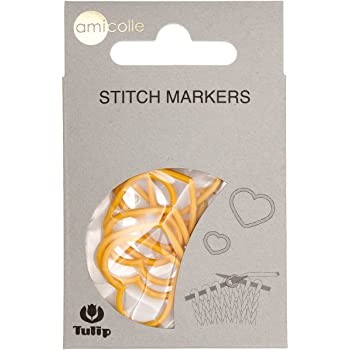 Marcador de puntadas (Corazón amarillo)