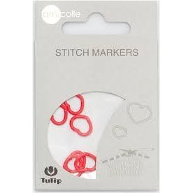 Marcador de puntadas (Corazón rojo)