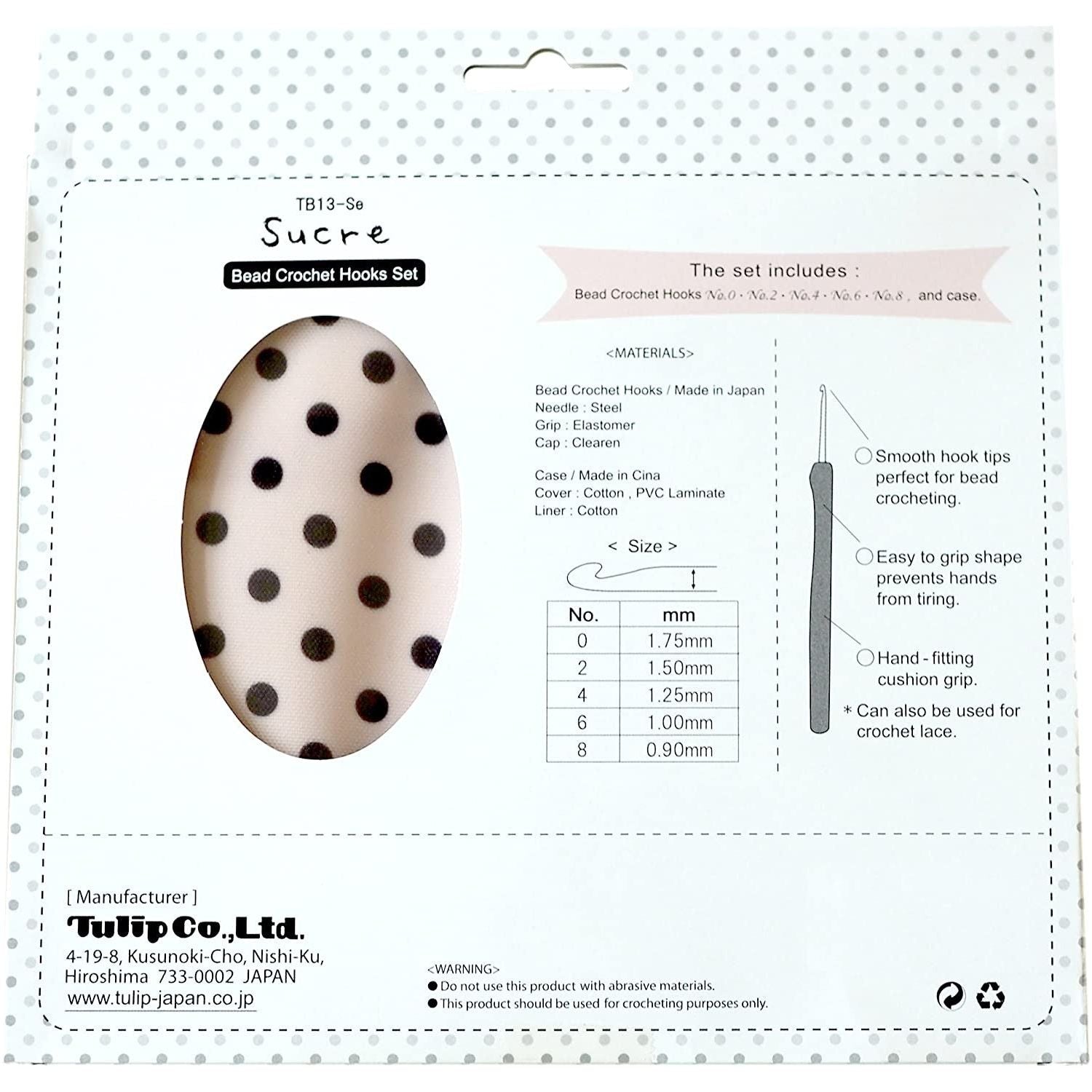 Agujas de ganchillo sucre Tulip