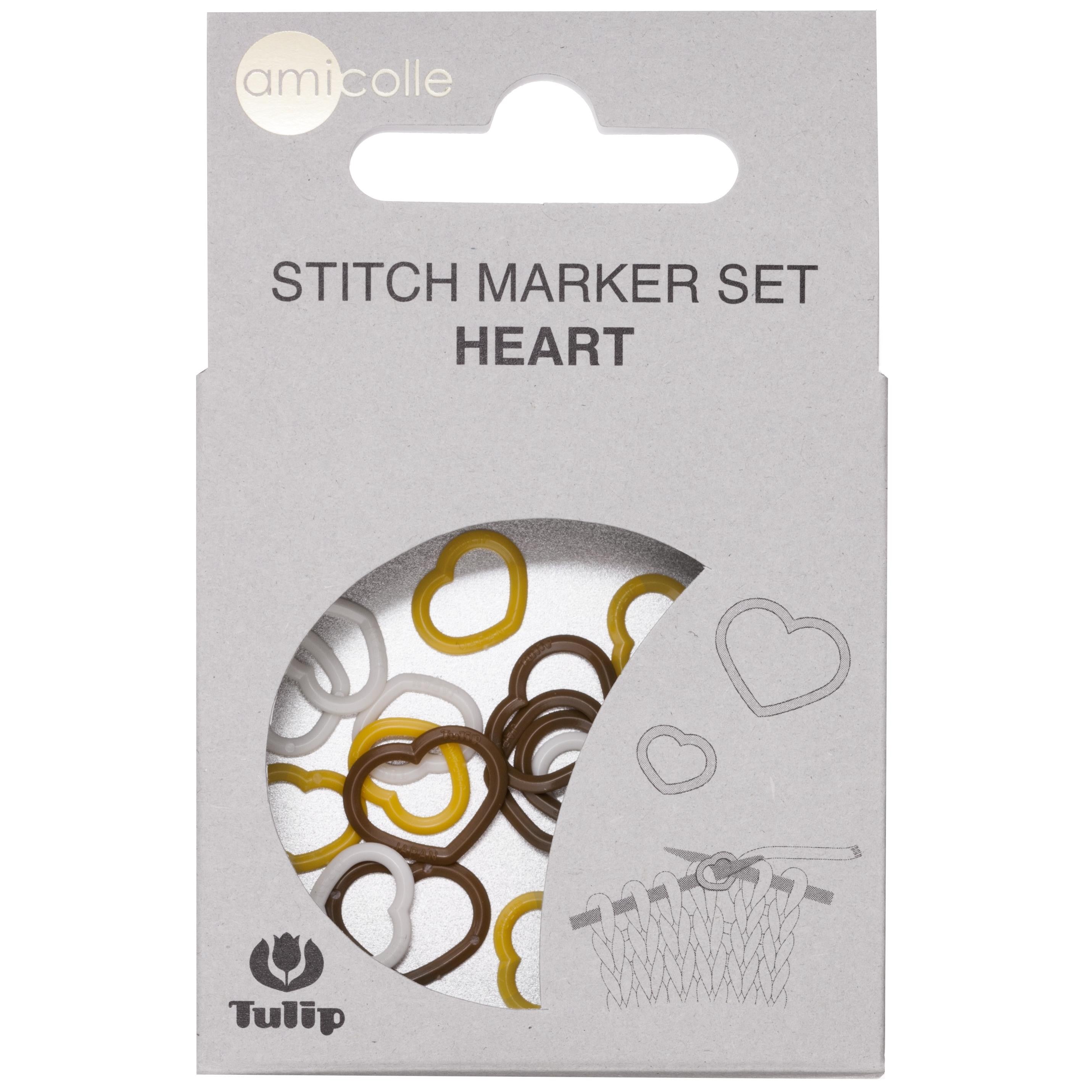 Surtido de marcadores de puntada - Corazón
