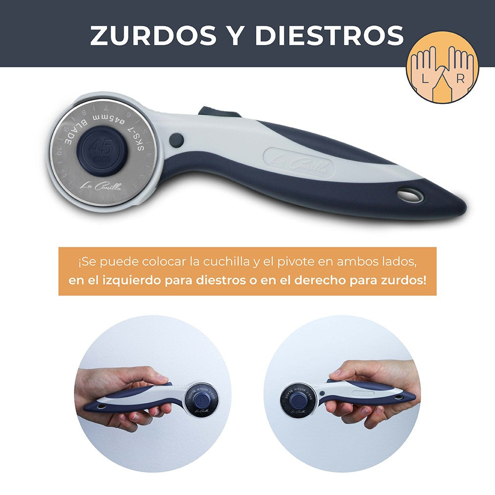 Set Cutter Rotativo + 6 Cuchillas