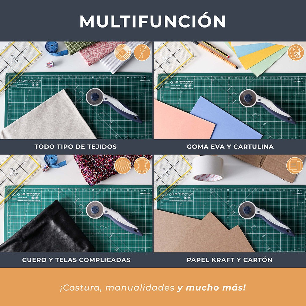 Set Cutter Rotativo + 6 Cuchillas