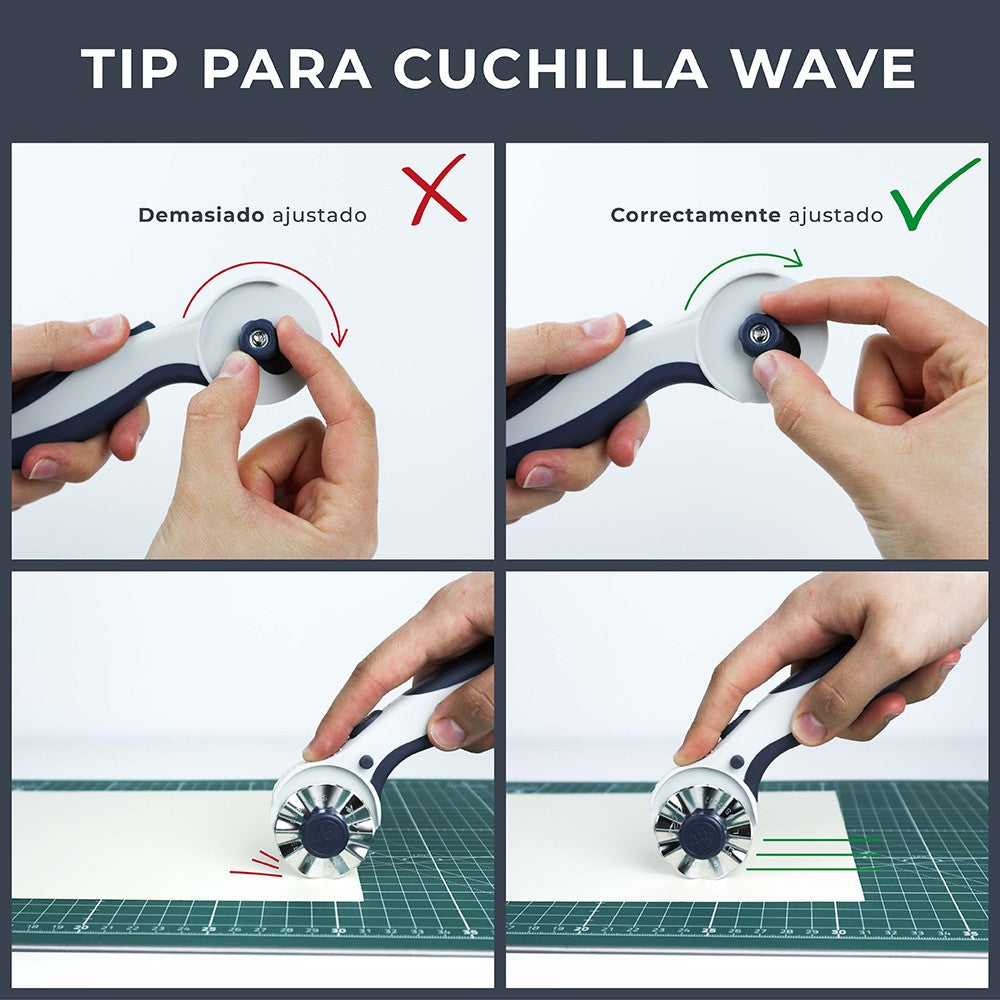 Set de 6 Cuchillas Ø45mm para Cutter Rotativo