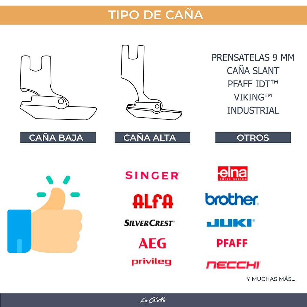 Kit 15 prensatelas universales