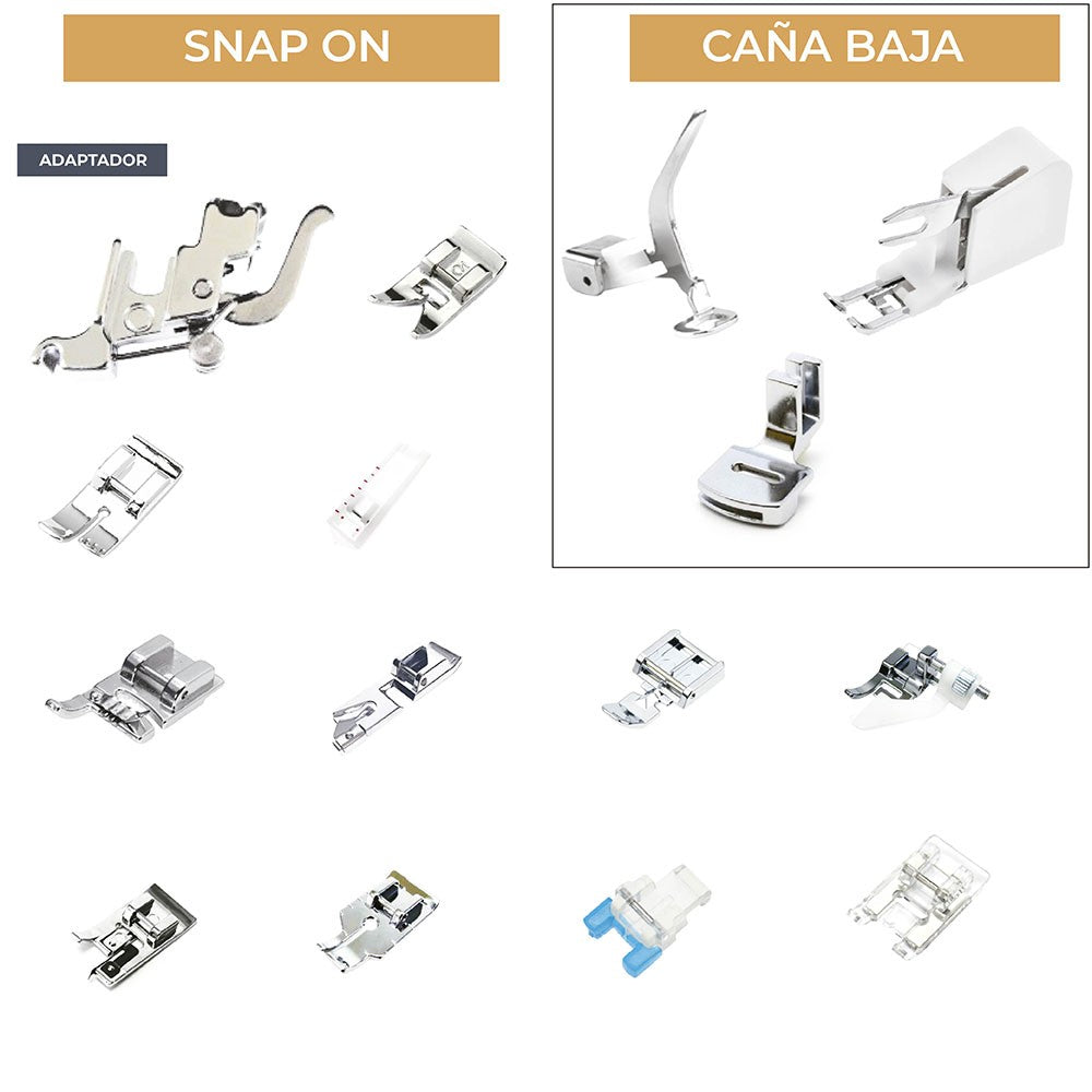 Kit 15 prensatelas universales