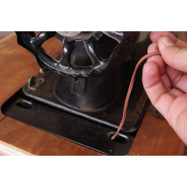 Correa de cuero 1,8m para máquina de coser