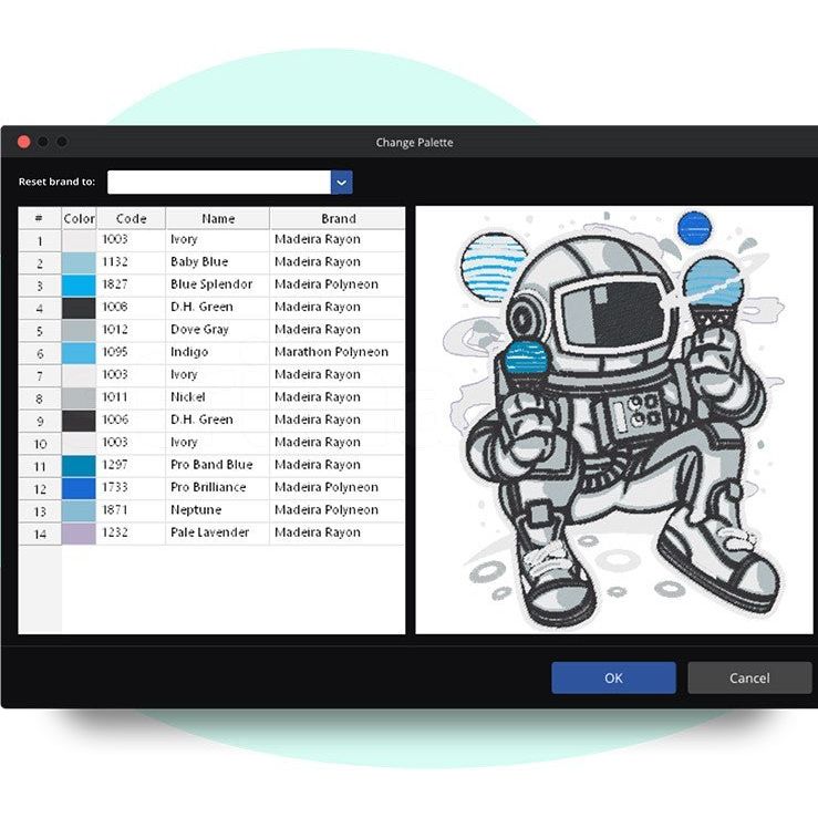 Software de Bordado CHROMA Inspire