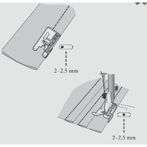 Prensatelas Costura al Borde Husqvarna