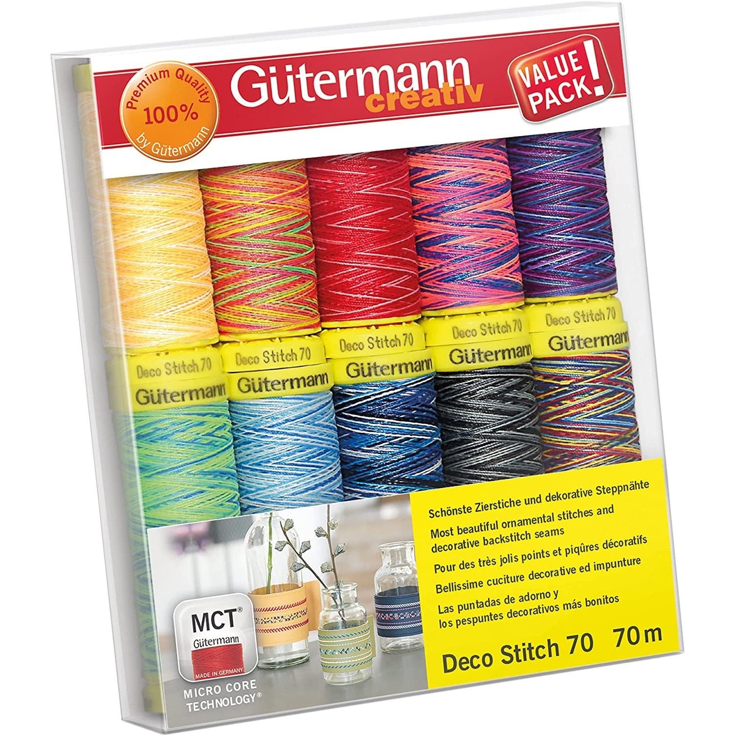 Set de 10 Hilos Deco Stitch Gütermann