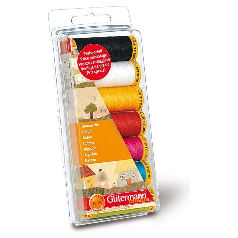 Set de 7 Hilos de Algodón Gütermann