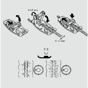 Prensatelas de Elásticos Husqvarna Viking