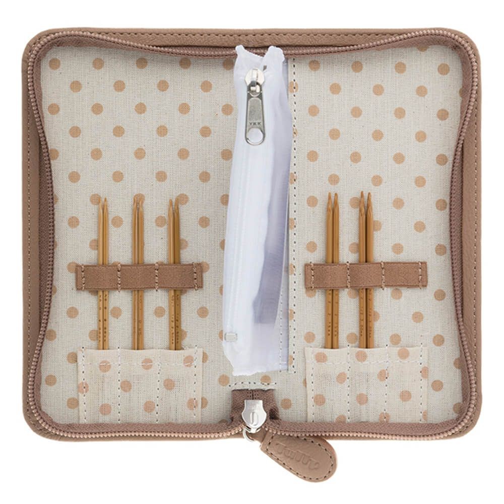 Set de Agujas Intercambiables de Bamboo CarryC "Fine Gauge"