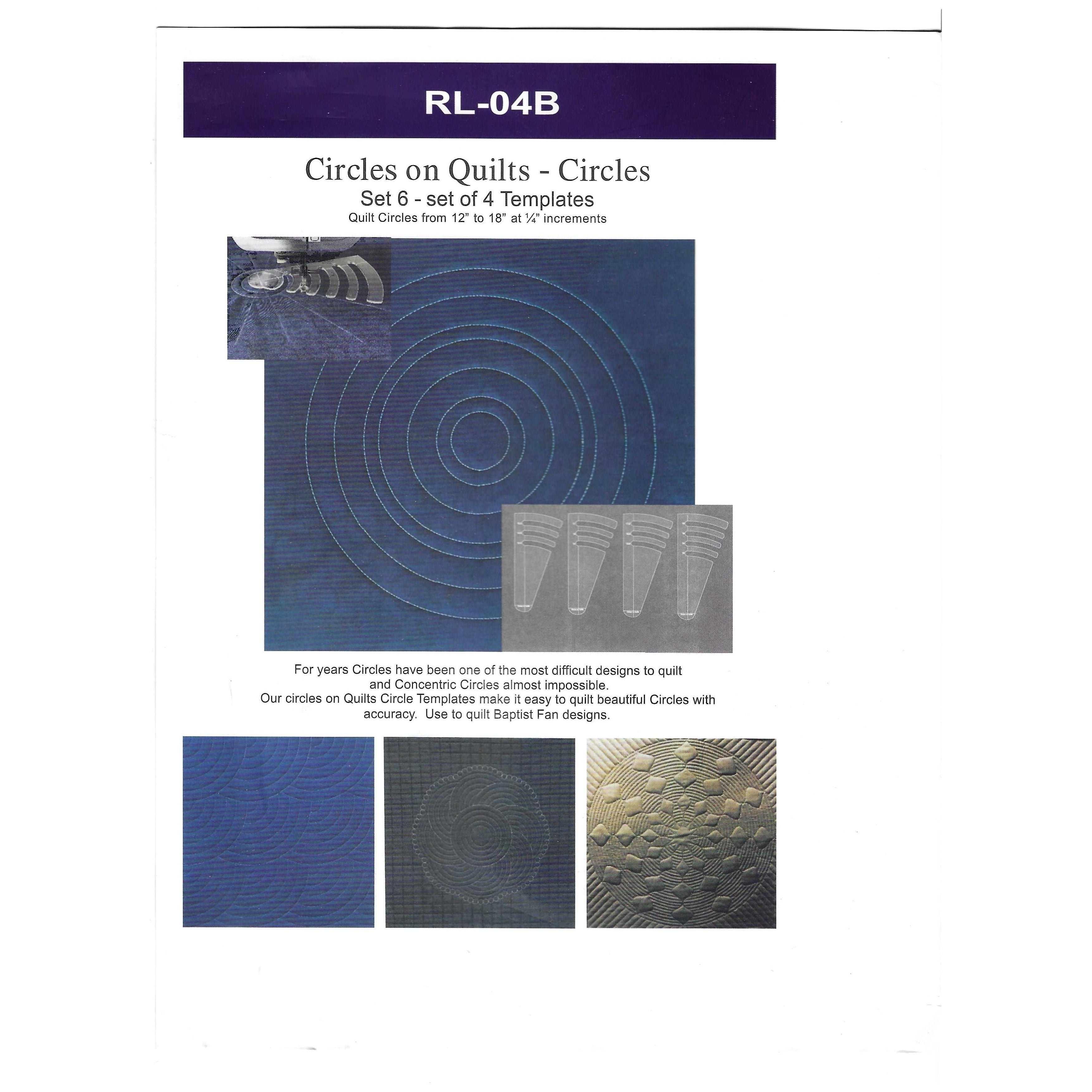 Set de Plantillas Circulares Quilting