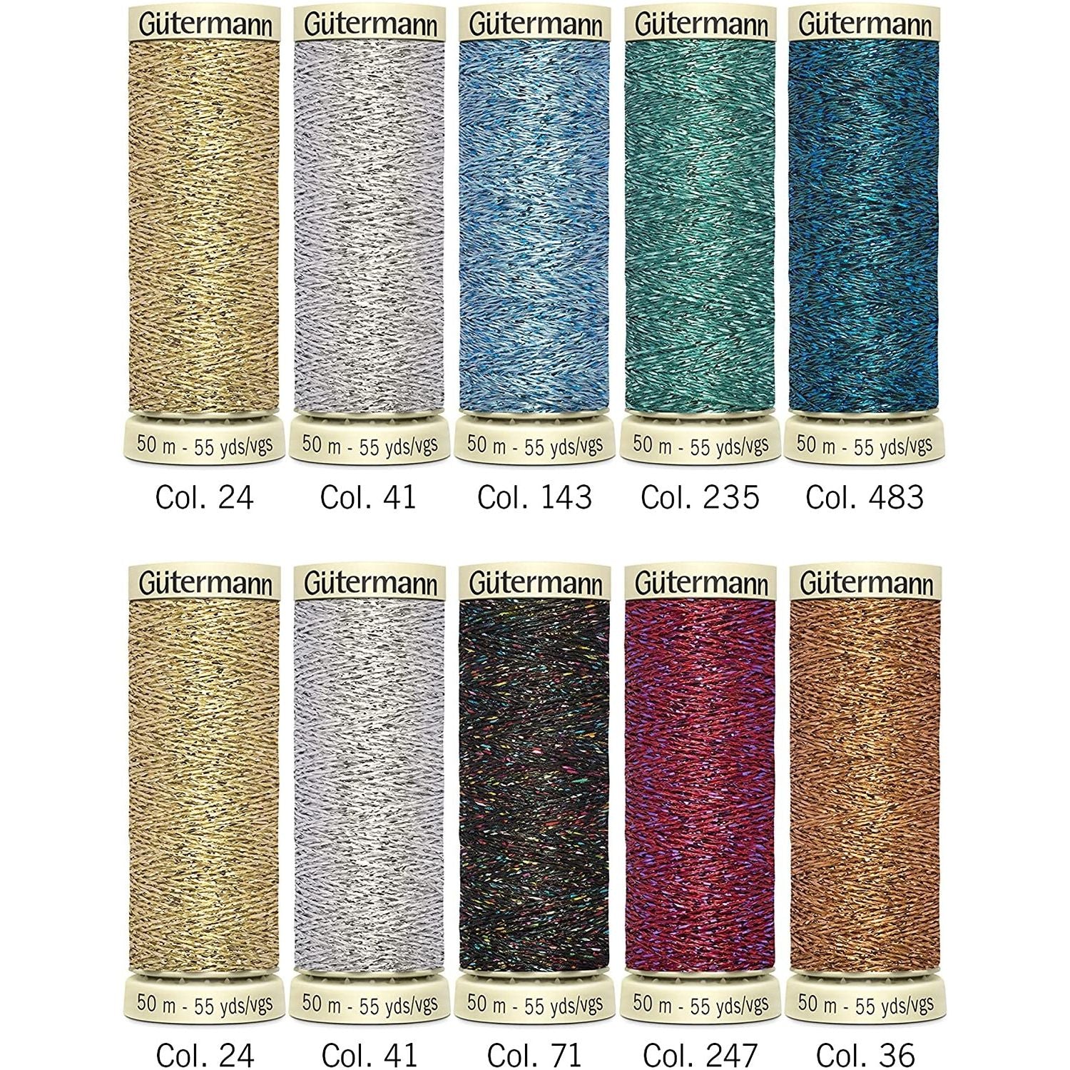 Set de Hilos Metálicos Gütermann