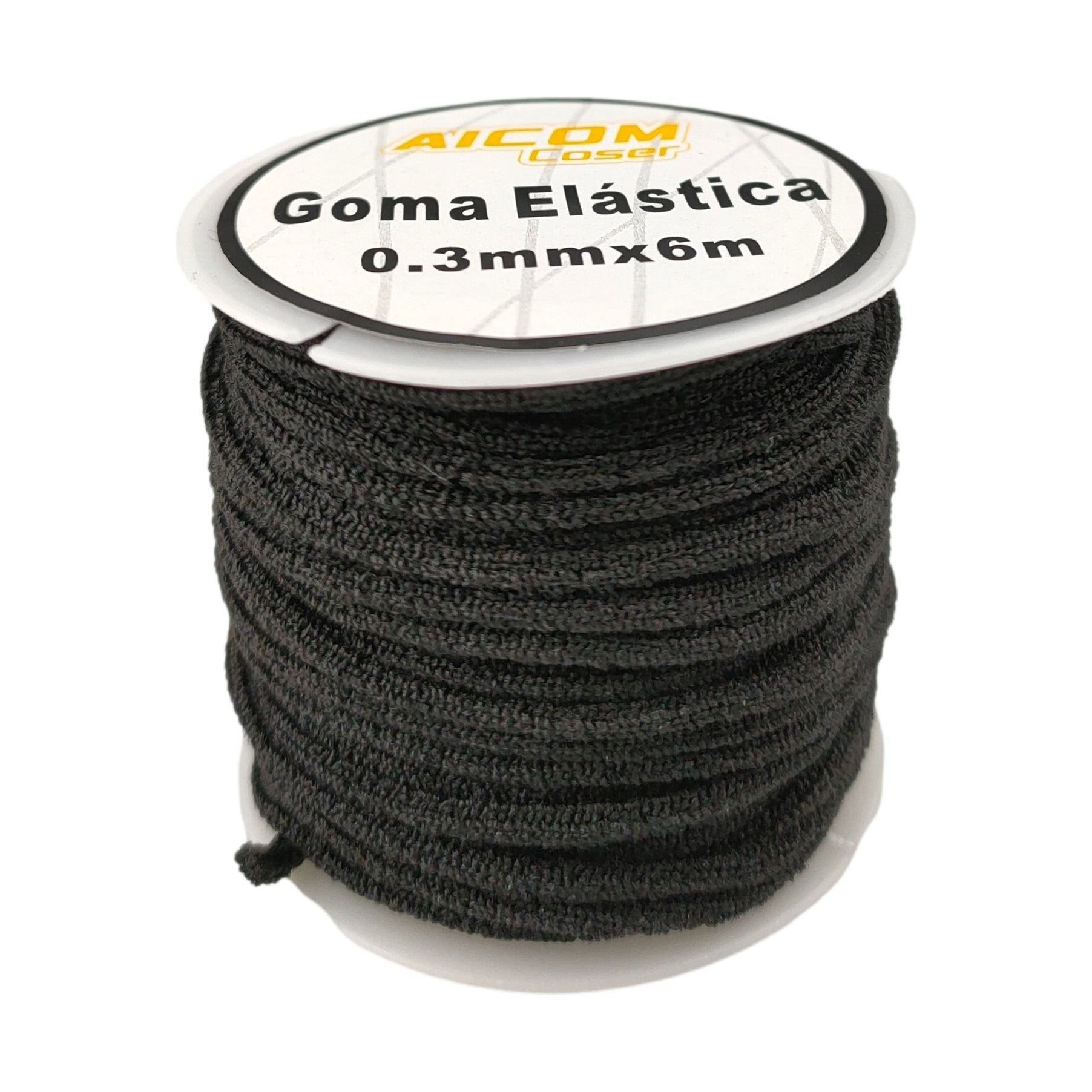 Goma Elástica Mascarilla 0.3mm x 6m