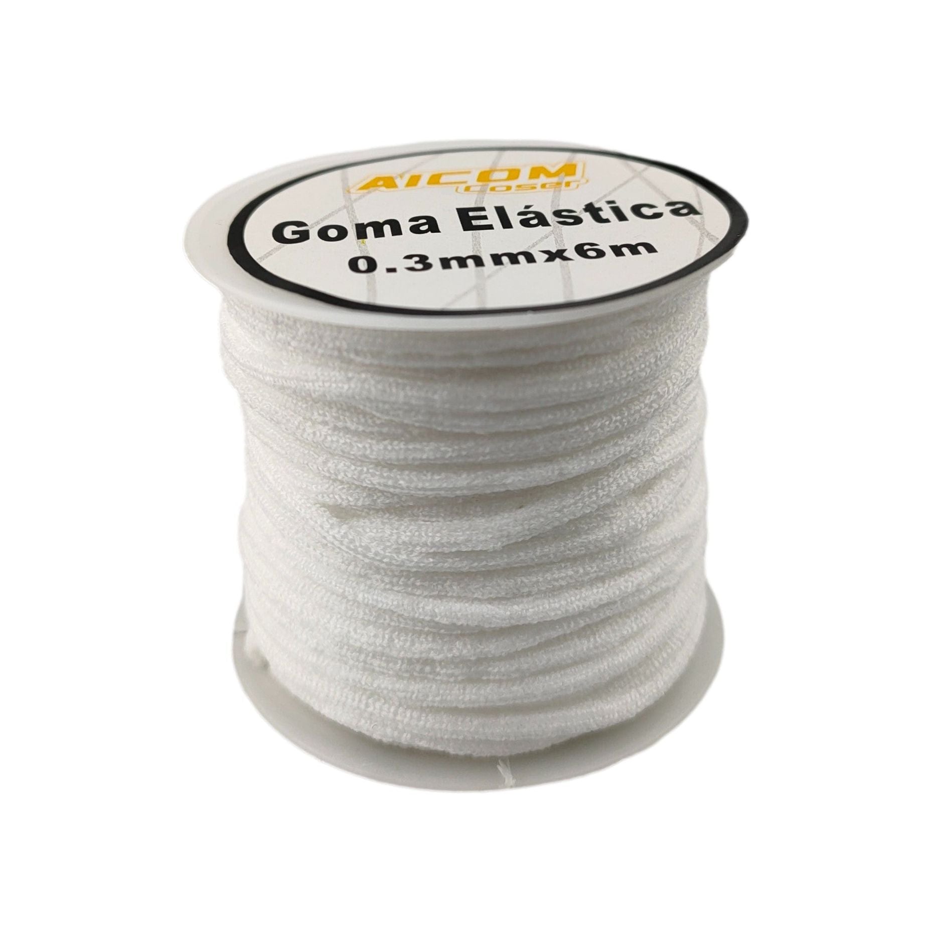 Goma Elástica Mascarilla 0.3mm x 6m