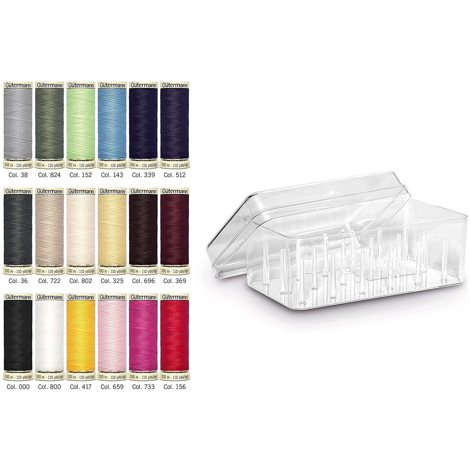 Caja de Hilos Gütermann COSELOTODO 100mts