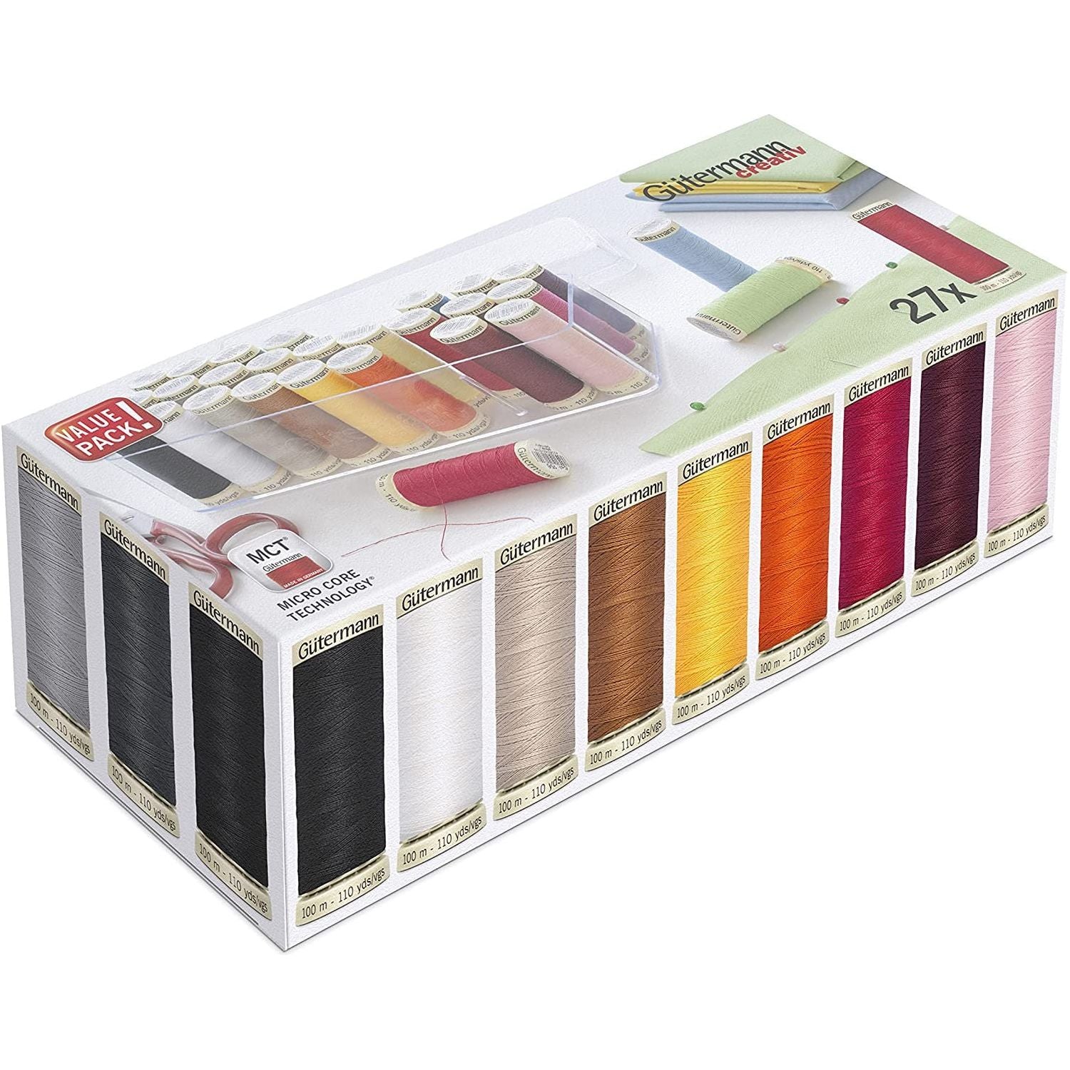 Caja de Hilos Gütermann COSELOTODO 100mts