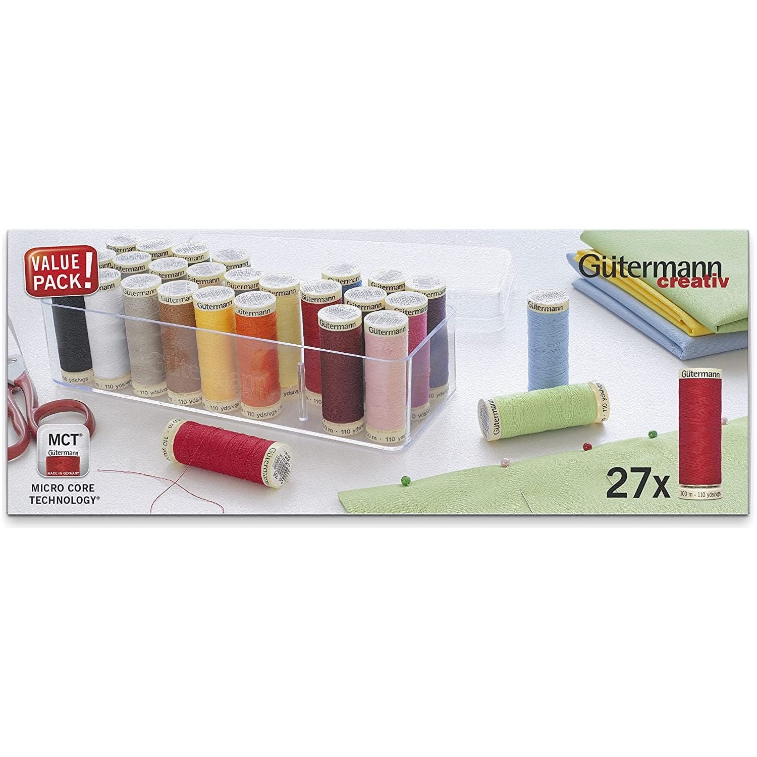 Caja de Hilos Gütermann COSELOTODO 100mts