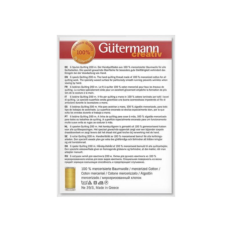 Set de 6 Hilos Quilting 200mts (1)