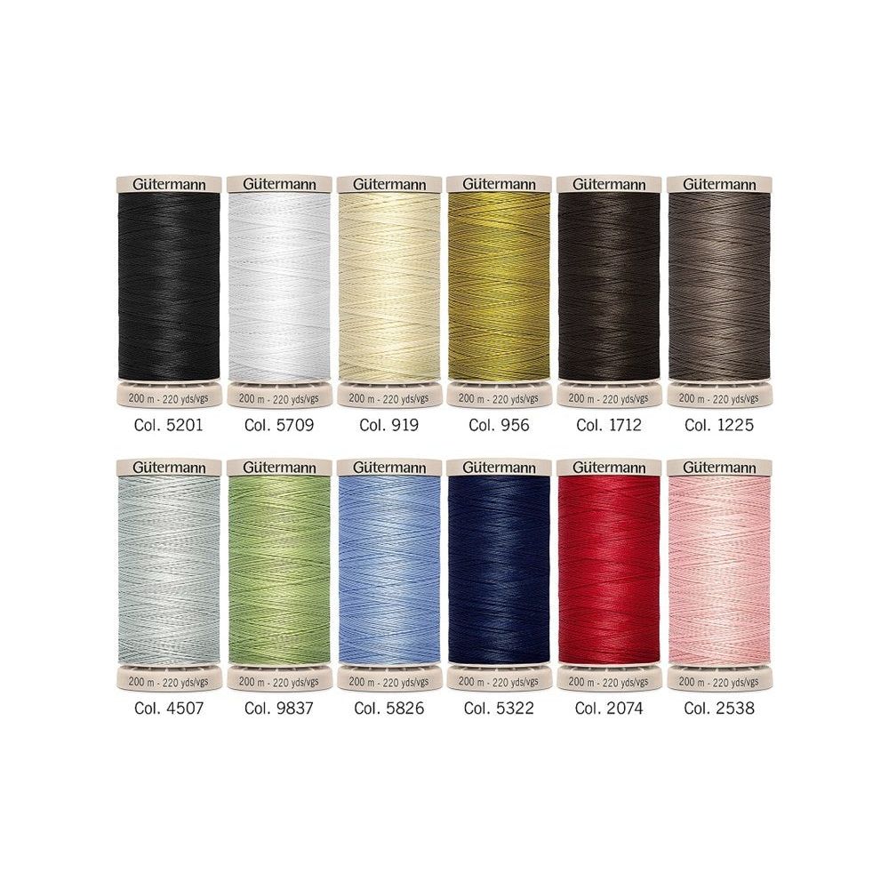 Set de 12 Hilos Quilting 200mts